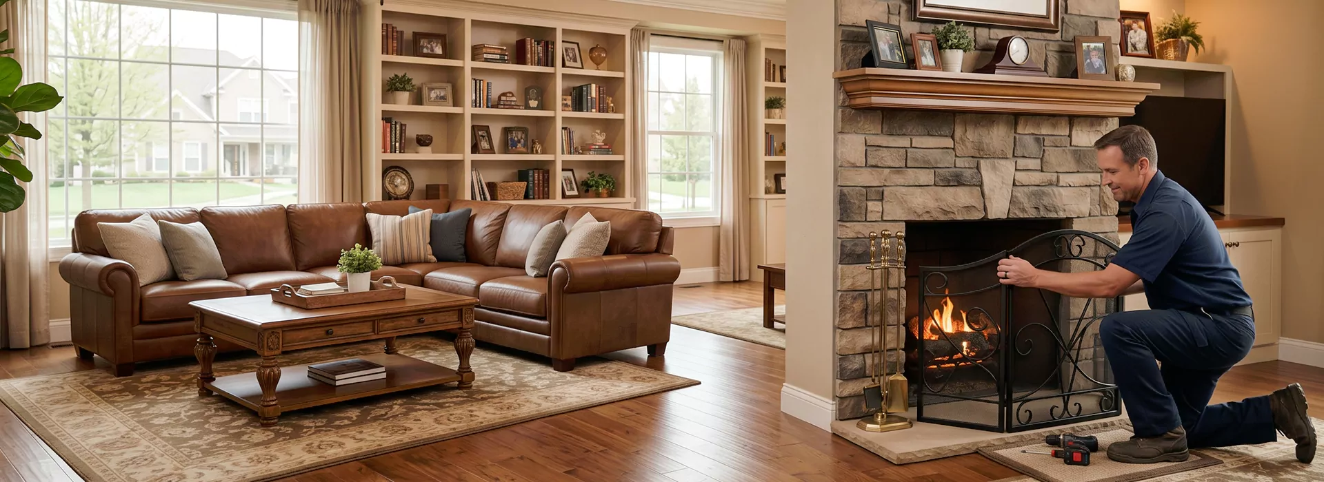 Fireplace Screen Installation Buena Park, CA
