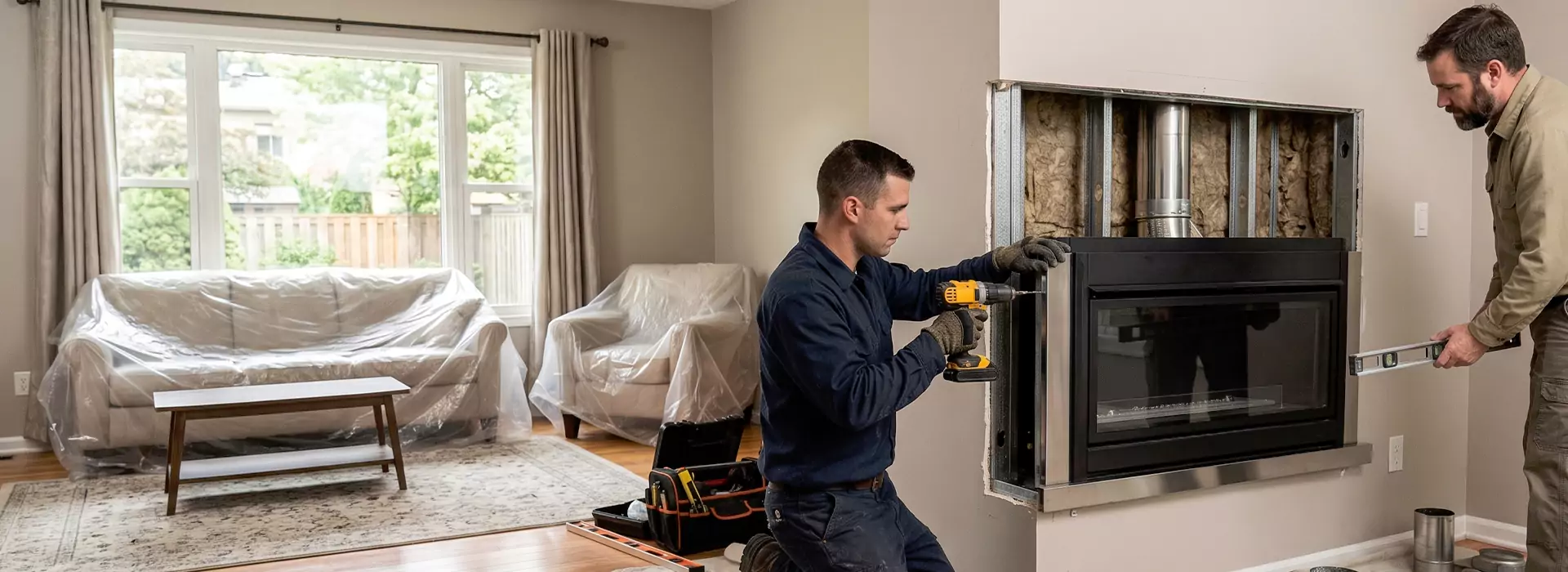 Prefabricated Fireplace Installation in Buena Park, CA