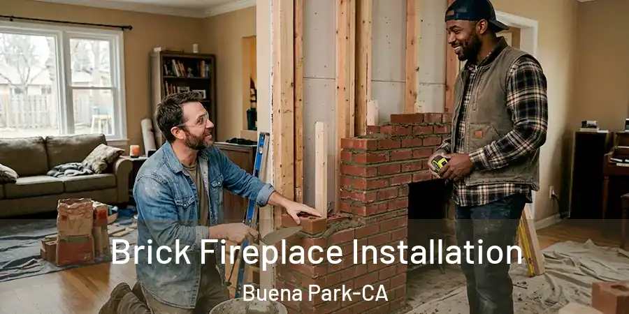  Brick Fireplace Installation Buena Park-CA