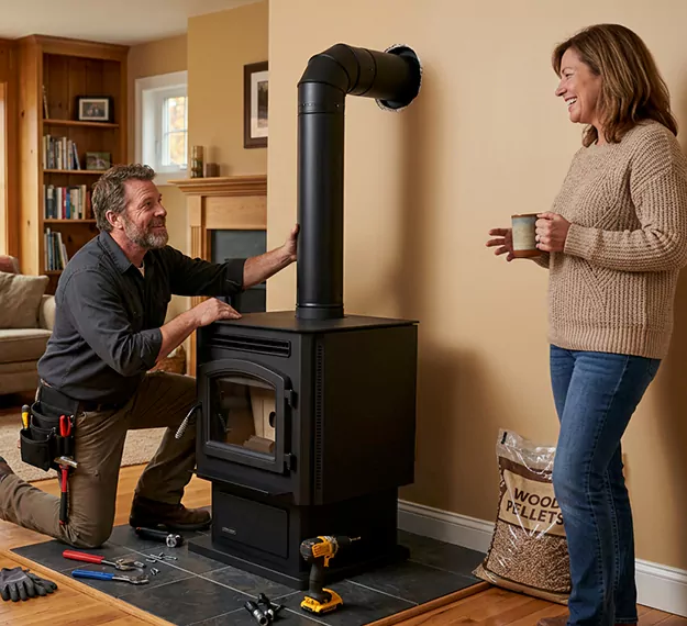 Certified Pellet Fireplace Installation Company: Your Local Pellet Stove Fitting Team in Buena Park, CA