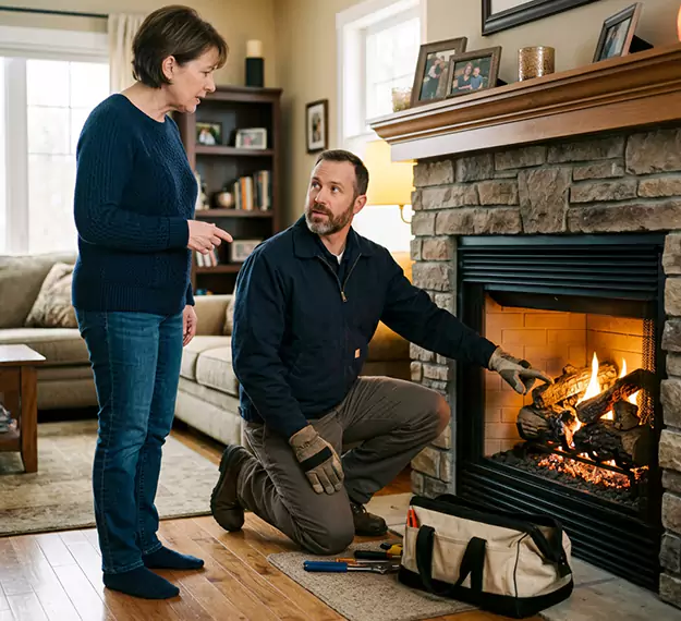 Why Buena Park Homeowners Choose Our Gas Fireplace Logs Team?